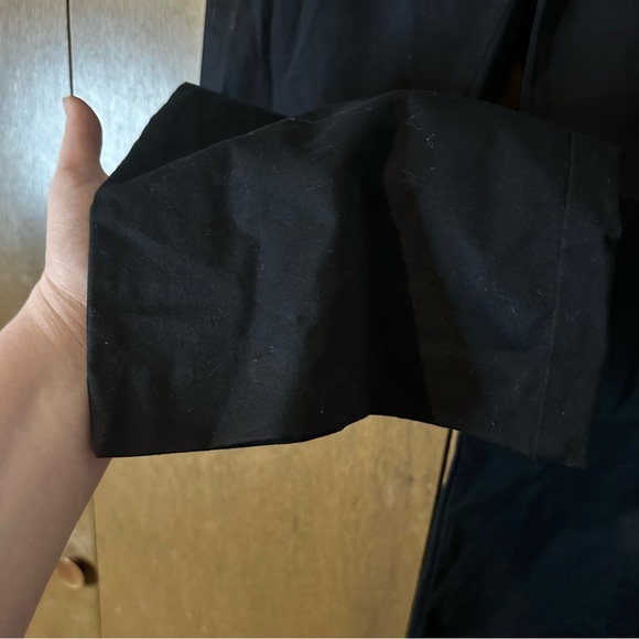 Jacob Black Button Accented Fitted Pants Sz 4 Office Business Casual Work Pants - Picture 4 of 10